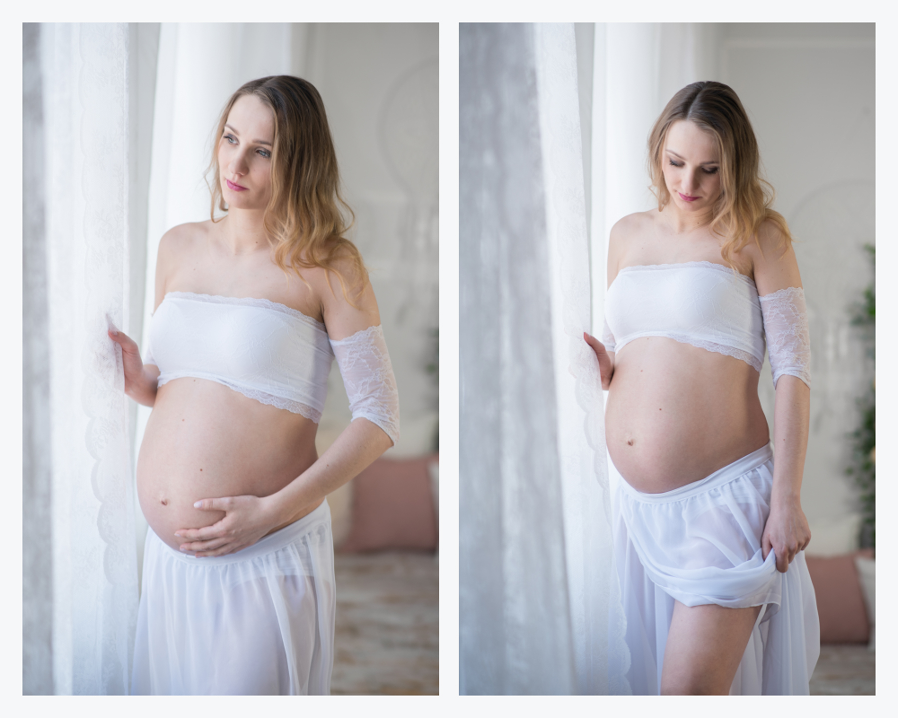 Fotografia ciążowa studyjna