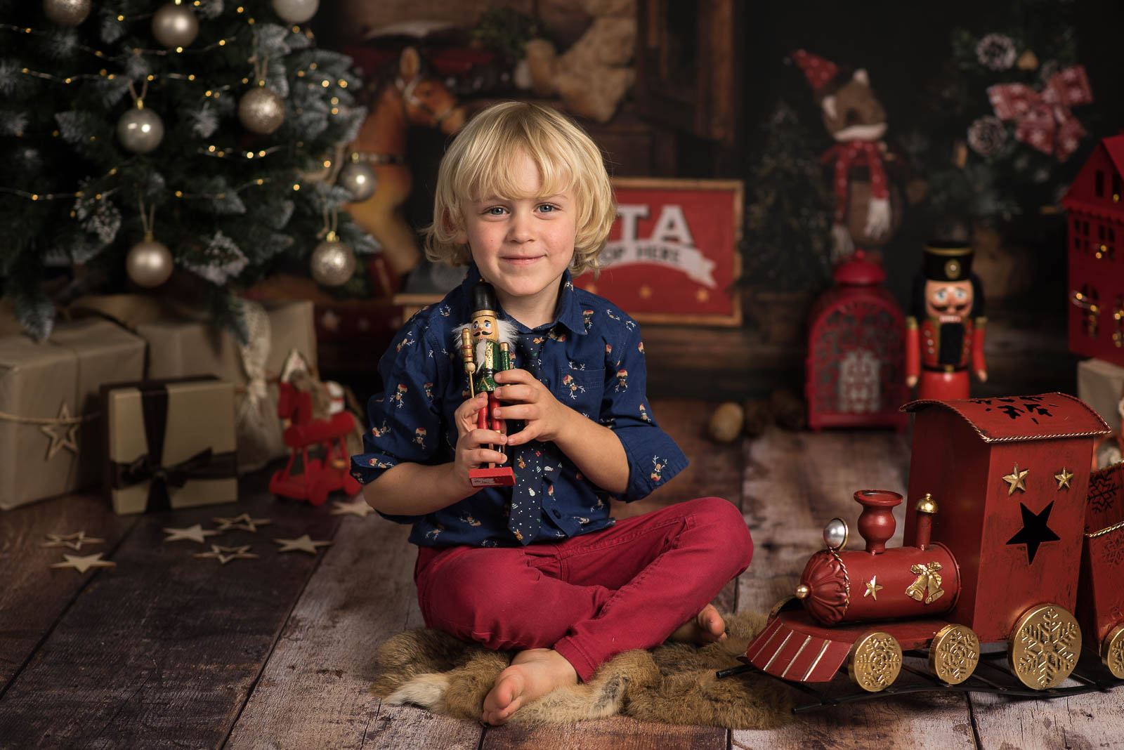 Sesja xmas w przedszkolu